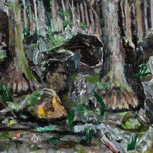 Thumbing thru foliage